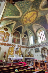 Interior of Löwenstein family chapel